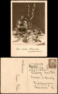 Ansichtskarte  Neujahr Silvester New Year Feuerzangbowle - Stillleben 1937 - Año Nuevo