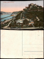 Ansichtskarte Sankt Goar Ortspanorama Rhein Und Ruine Rheinfels 1910 - St. Goar