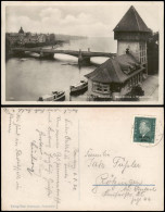 Ansichtskarte Konstanz Rhein Rheinbrücke U. Rheintorturm 1930 - Konstanz