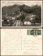 Bellinzona Ortsansicht; Partie Vor Dem Tunnel Der Bahnstrecke 1928 - Altri & Non Classificati