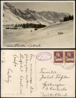 Ansichtskarte .Schweiz Skifeld Auf Schwägalp, Schweizer Berg-Idylle 1932 - Sonstige & Ohne Zuordnung