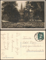 Ansichtskarte Konstanz Partie Im Stadtgarten 1927 Stempel KONSTANZ - Konstanz