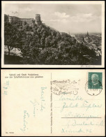 Heidelberg Schloß Und Stadt Von Der Scheffelterrasse Aus Gesehen 1929 - Heidelberg