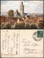 Überlingen Panorama Ansicht; Künstlerkarte Gemalt Von V. Marschall 1927 - Überlingen