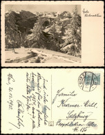 Ansichtskarte  Winter-AK Stimmungsbild (Frohe Weihnachten) 1933 Stempel WIEN - Non Classificati