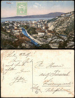 Postcard Rijeka Fiume/Reka Panorama-Ansicht Stadt-Ansicht 1910 - Croazia