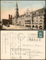 München Rathaus Marienplatz Im Hintergrund Die Frauenkirche 1928 - München