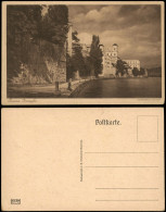 Ansichtskarte Passau Stadtteilansicht Partie Am Inn-Ufer 1920 - Passau