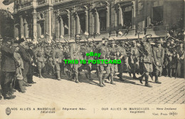 R613962 Our Allies In Marseilles. New Zealand Regiment. Vise Paris. E. L. D. Imp - World