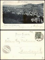 Ansichtskarte Stuttgart 1900   Gel  HIRSCHBERG SCHLESIEN (Ankunftsstempel) - Stuttgart