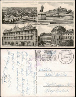 Ansichtskarte Würzburg Totale, Festung, Falökenhaus 1941  Gel. Felpost WK2 - Würzburg