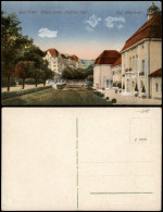 Ansichtskarte Bad Elster Palast-Hotel Wettiner Hof U. Kgl. Albertbad 1918 - Bad Elster