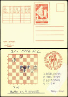 Schach Chess - Spiel RUNE LINDBERG Matteus Chess Club KARLSTAD 1996 - Contemporanea (a Partire Dal 1950)