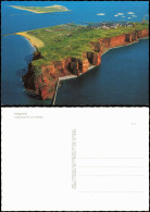 Ansichtskarte Helgoland (Insel) Luftbild Luftaufnahme Von Westen 1991 - Otros & Sin Clasificación