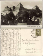 Ansichtskarte Augustusburg Erzgebirge Schloss  1932   Gel Stempel ERDMANNSDORF - Augustusburg