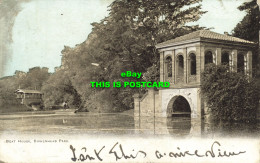 R613966 Boat House. Birkenhead Park. 1904 - World