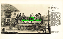 R613969 Print Of Gurneys Steam Coach. 1827. Science Museum London. No. 201. Gold - Sonstige & Ohne Zuordnung
