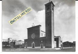 Lazio-roma Quartiere Prenestino Labicano Pigneto Chiesa Di S.leone Veduta Esterno Chiesa Primi Anni 50 - Kerken