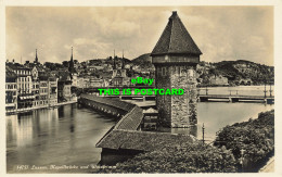 R613470 14757. Luzern. Kapellbrucke Und Wasserturm. Wehrliverlag. Kilchberg - World