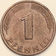 Germany Federal Republic - Pfennig 1987 D, KM# 105 (#4500) - 1 Pfennig