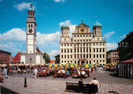 73359526 Augsburg Marktplatz Und Rathaus Augsburg - Augsburg