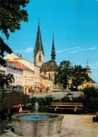 73359447 Bad Leonfelden Ortspartie Mit Brunnen Und Kirche Bad Leonfelden - Sonstige & Ohne Zuordnung