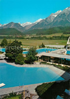 73359246 Wattens Alpenbad Freibad Mit Blick Zum Bettelwurf Karwendelgebirge Watt - Sonstige & Ohne Zuordnung