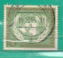 73 Alemania Occidental 1955 Yt 97 Ss  Usado,Used,Usato TT-Escudos,Mapas Yvert Euros 5.00 - Oblitérés