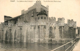 73359159 Gand Belgien Chateau Des Comtes I Vu Du Pont De L'Exécution Gand Belgie - Other & Unclassified