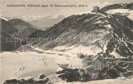 73359060 Stilfserjoch Passo Dello Stelvio Ferdinandshoehe Gegen Dreisprachenspit - Other & Unclassified