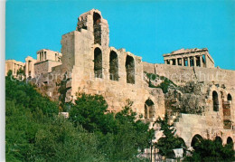 73358802 Athen Griechenland Das Odeon Des Herodus Attikus Und Der Parthenon Athe - Griechenland