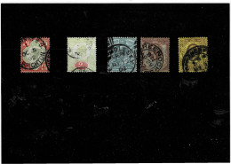 GRAN BRETAGNA ,5 Pezzi Usati ,qualita Buona - Used Stamps