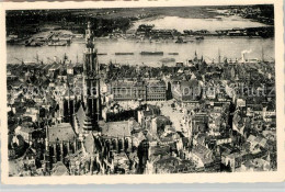 73358741 Antwerpen Anvers Vue Aerienne Cathedrale Grand Place L’Escaut Et Rive G - Antwerpen