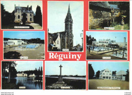 56 REGUINY Vers Locminé Multivues Hôtel Restaurant LE BRETAGNE Piscine Plongeoir Toboggan Moulin Gilet Tube Citroën - Locmine