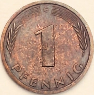 Germany Federal Republic - Pfennig 1989 G, KM# 105 (#4503) - 1 Pfennig