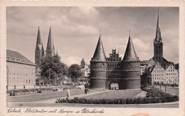 LUBECK -  Holstentor Mit Marien U Petrikirche - Luebeck