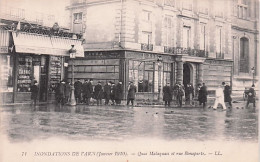 75 - Inondations De PARIS - 1910 -  Quai Malaquais Et Rue Bonaparte - La Crecida Del Sena De 1910