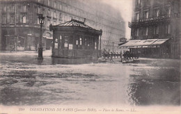 75 - Inondations De PARIS - 1910 -  Place De Rome - La Crecida Del Sena De 1910