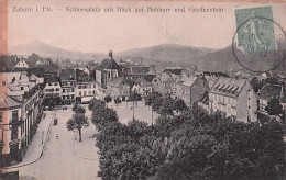 SAVERNE - ZABERN - Schlossplatz Mit Blick Auf Hohbarr Und Greifenstein - Saverne