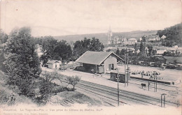 38 - LA TOUR Du PIN  - Vue Prise Du Coteau De Badieu - La Gare - 1904 - La Tour-du-Pin