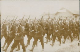 Militär Propaganda Soldaten Privataufnahme Aufmarsch-Szene 1. WK 1915 Privatfoto - Other & Unclassified