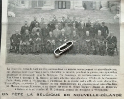 1921 / ON FÊTE LA BELGIQUE EN NOUVELLE - ZÉLANDE / M. HENRI SEGAERT CONSUL DE BELGIQUE - Zonder Classificatie