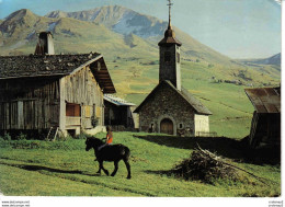 74 GRAND BORNAND Vers La Clusaz N°814 Le CHINAILLON La Chapelle Et Les Vieux Chalets Beau CHEVAL DE TRAIT - La Clusaz