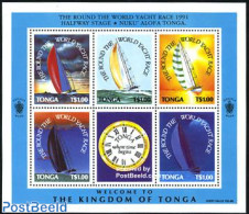 Tonga 1991 Whitebread Regatta S/s, Mint NH, Sport - Transport - Sailing - Sport (other And Mixed) - Ships And Boats - Sailing