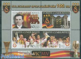 Türkiye 2005 100 Years Galatasaray S/s, Mint NH, Sport - Football - Altri & Non Classificati