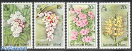 Ascension 1985 Wild Flowers 4v, Mint NH, Nature - Flowers & Plants - Ascension (Ile De L')