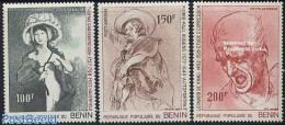 Benin 1977 Paintings 3v, Mint NH, Art - Leonardo Da Vinci - Paintings - Rubens - Nuevos
