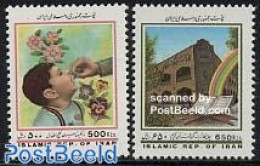 Iran/Persia 1997 Definitives 2v, Mint NH, Health - Health - Art - Printing - Irán