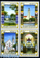 Aruba 2010 Churches 4v [+], Mint NH, Religion - Churches, Temples, Mosques, Synagogues - Eglises Et Cathédrales