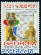 Georgia 2010 Chess 4th Master Itle 1v, Mint NH, Sport - Chess - Ajedrez